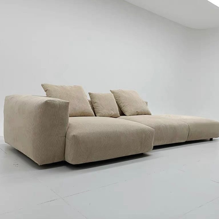 Home Atelier Dante Corduroy Sectional Sofa
