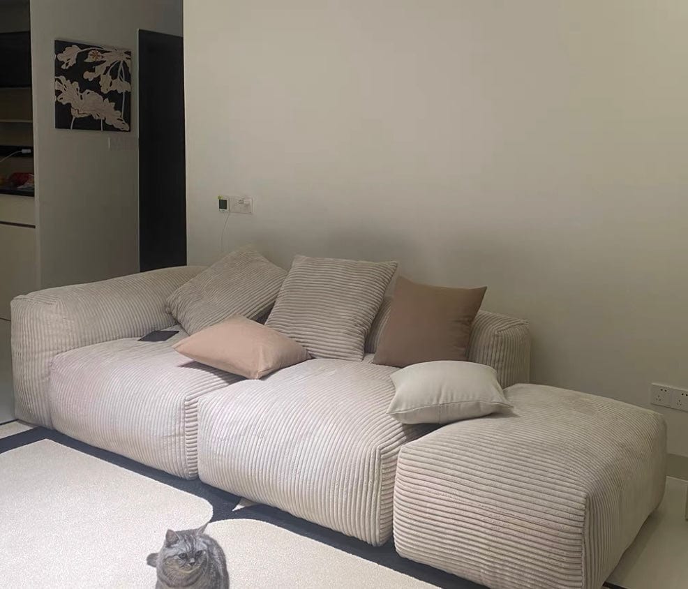 Home Atelier Dante Corduroy Sectional Sofa