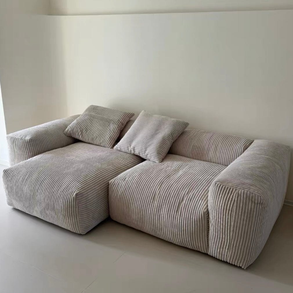 Home Atelier Dante Corduroy Sectional Sofa