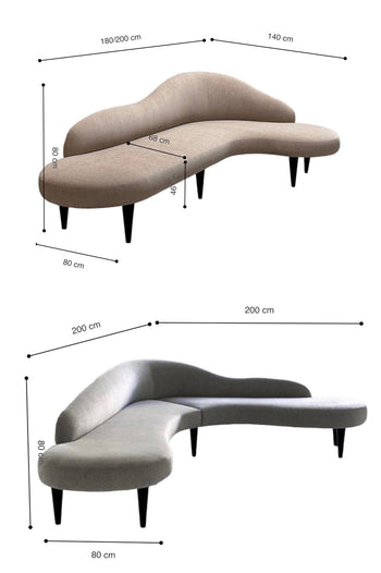 Home Atelier Dari Sectional L-shape Sofa