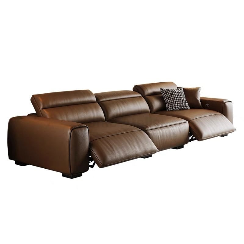 Home Atelier Darren Electric Recliner Leather Sofa