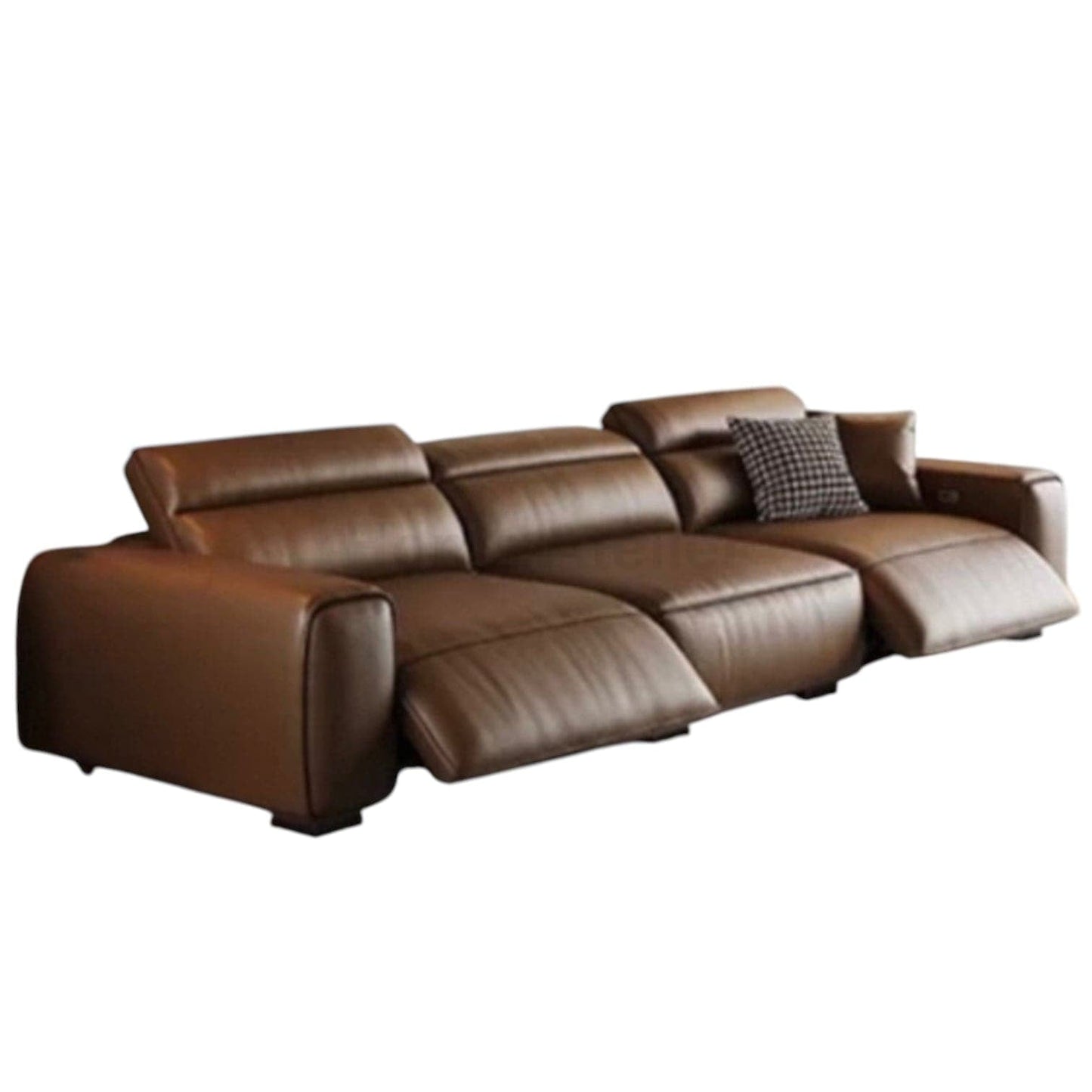 Home Atelier Darren Electric Recliner Leather Sofa