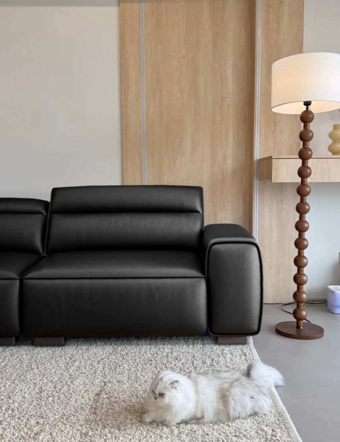 Home Atelier Darren Electric Recliner Leather Sofa