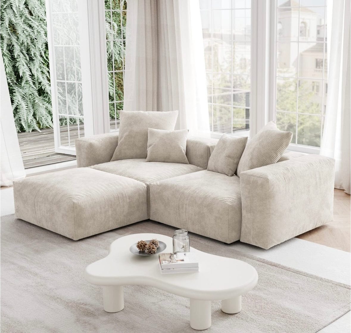 Home Atelier Daryl Corduroy Sofa