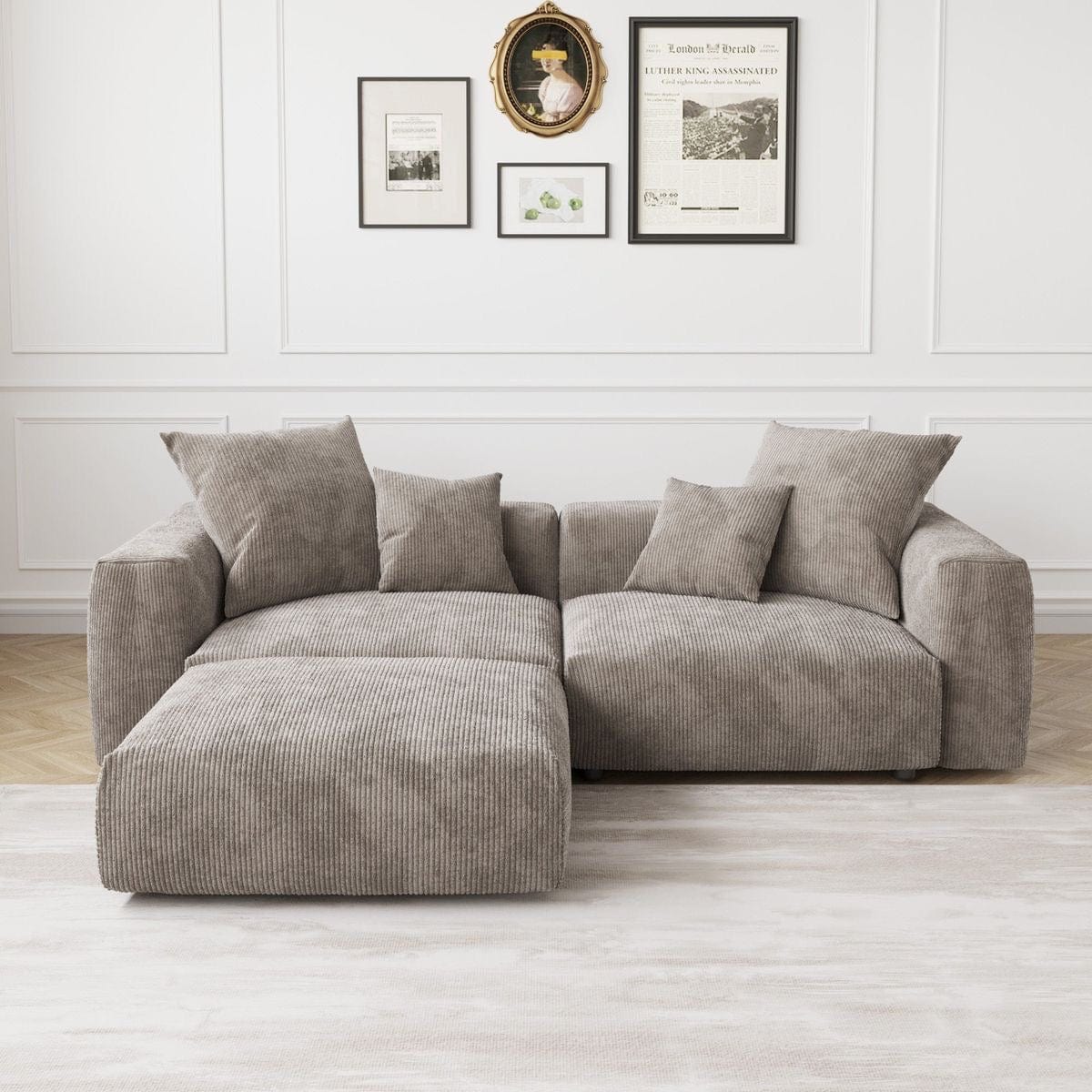 Home Atelier Daryl Corduroy Sofa