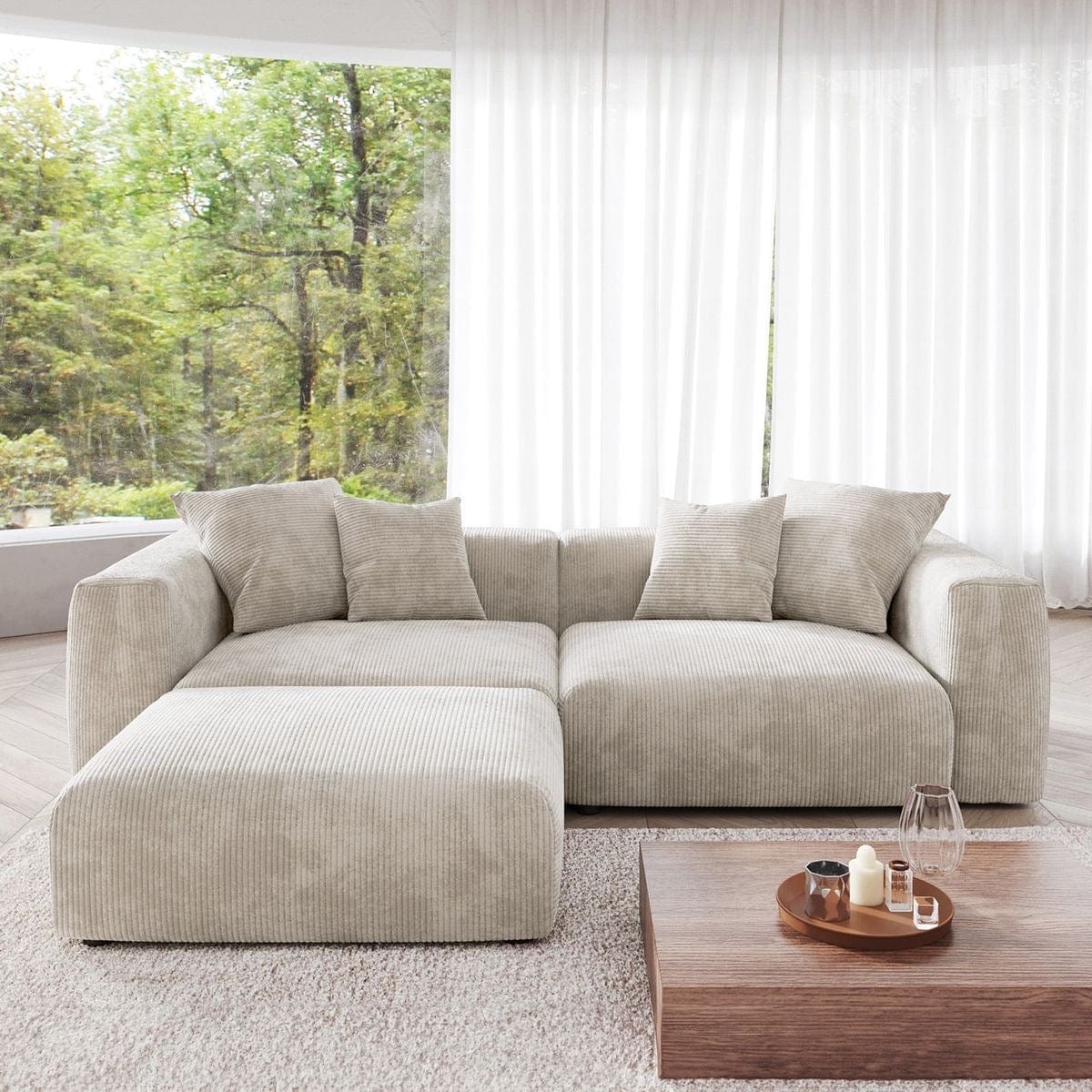 Home Atelier Daryl Corduroy Sofa