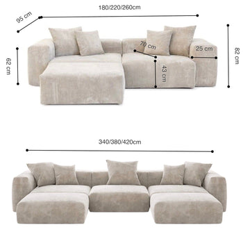 Home Atelier Daryl Corduroy Sofa