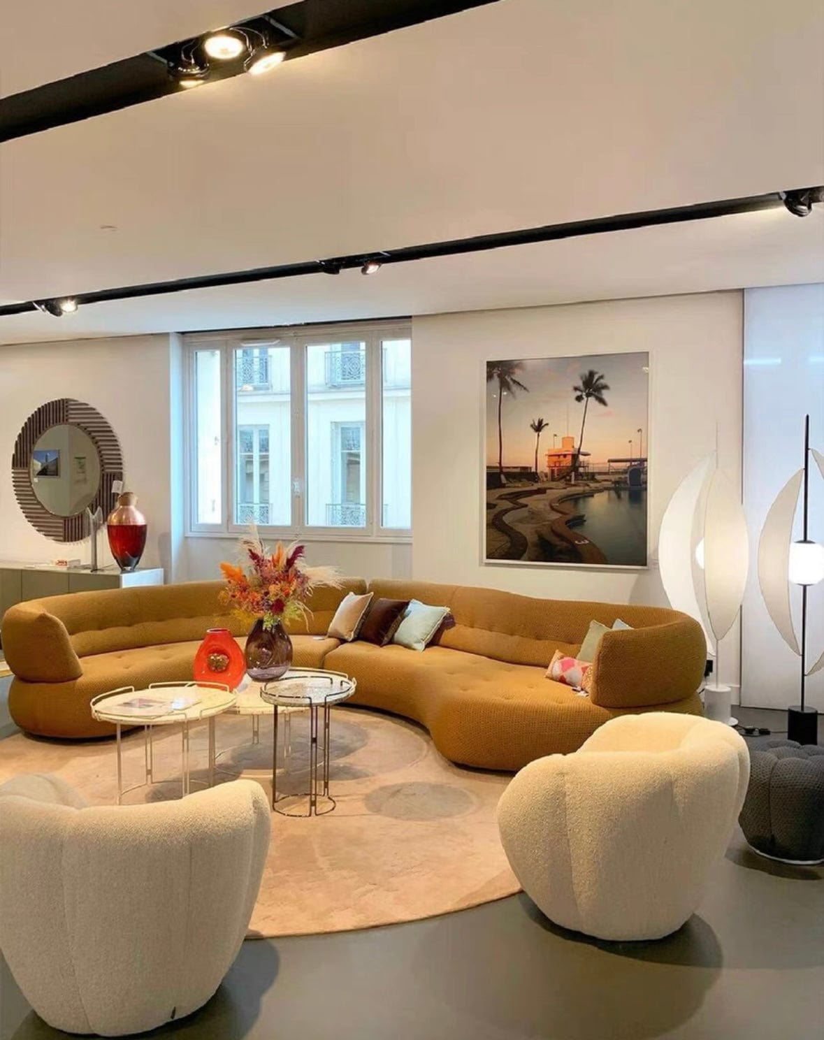 Home Atelier Dawson Performance Boucle Curve Sofa