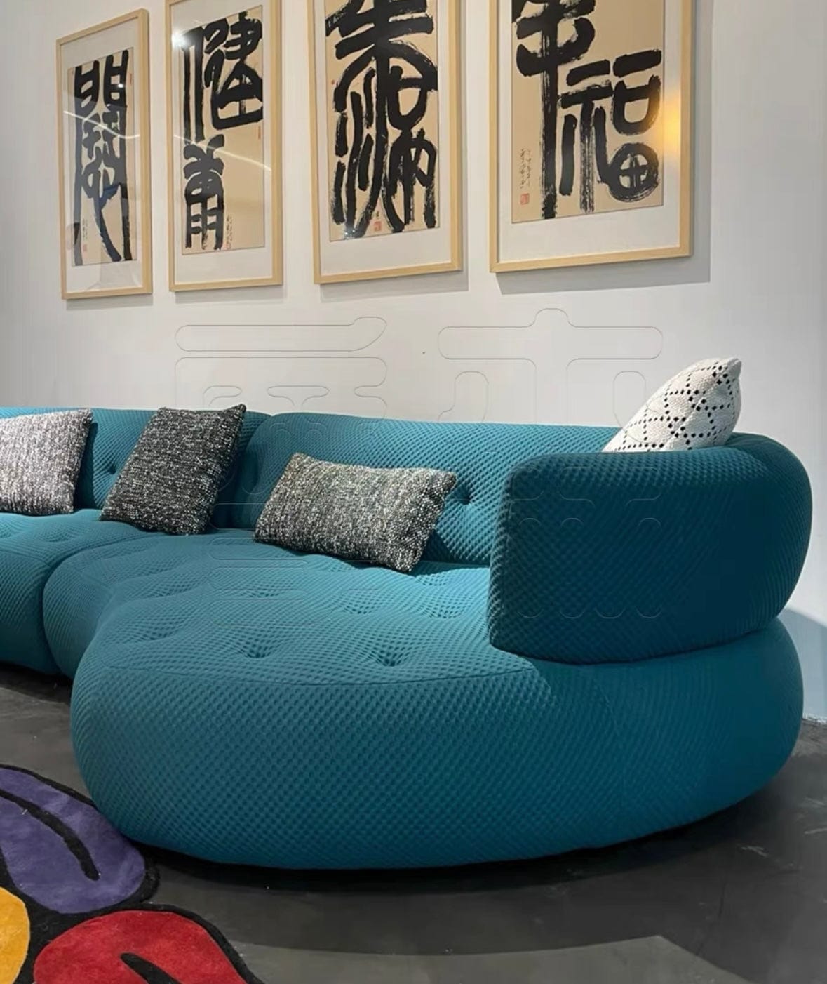 Home Atelier Dawson Performance Boucle Curve Sofa