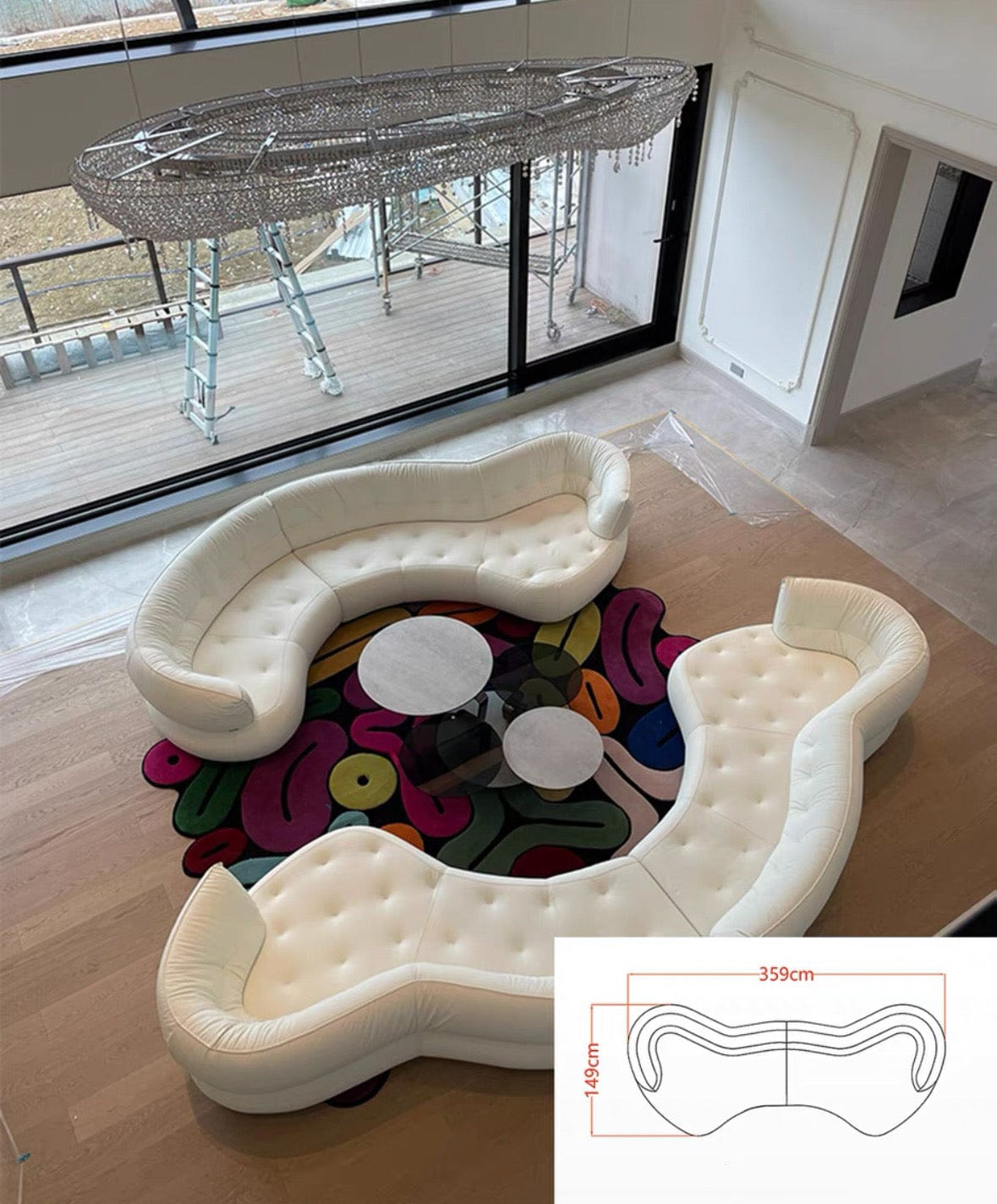 Home Atelier Dawson Performance Boucle Curve Sofa