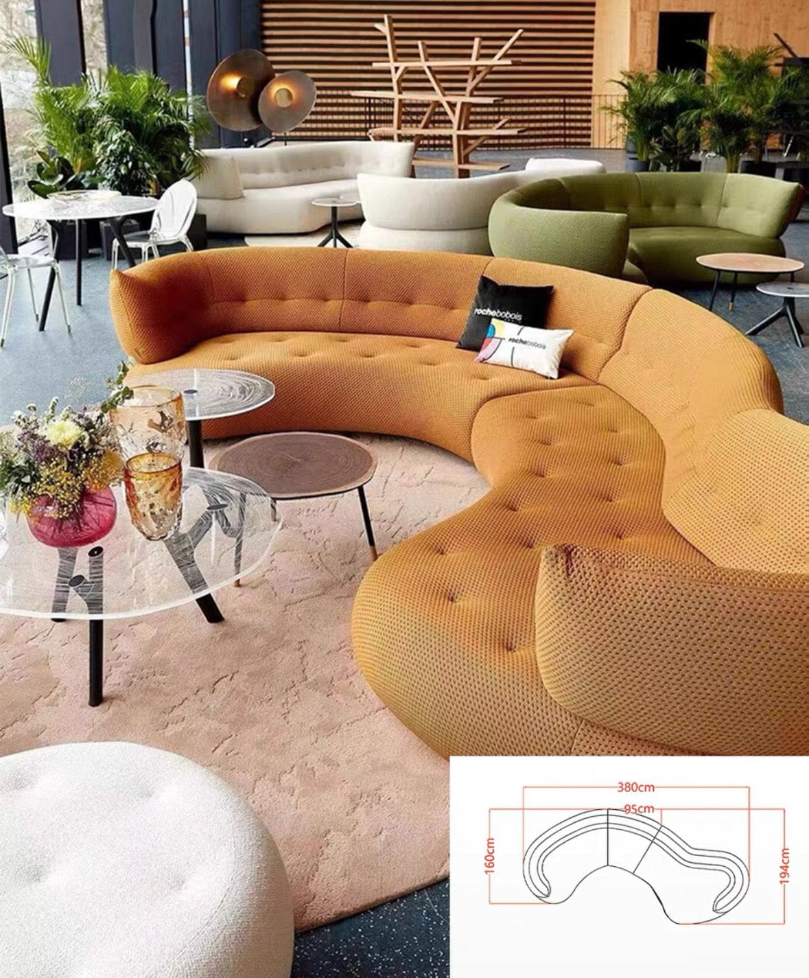 Home Atelier Dawson Performance Boucle Curve Sofa