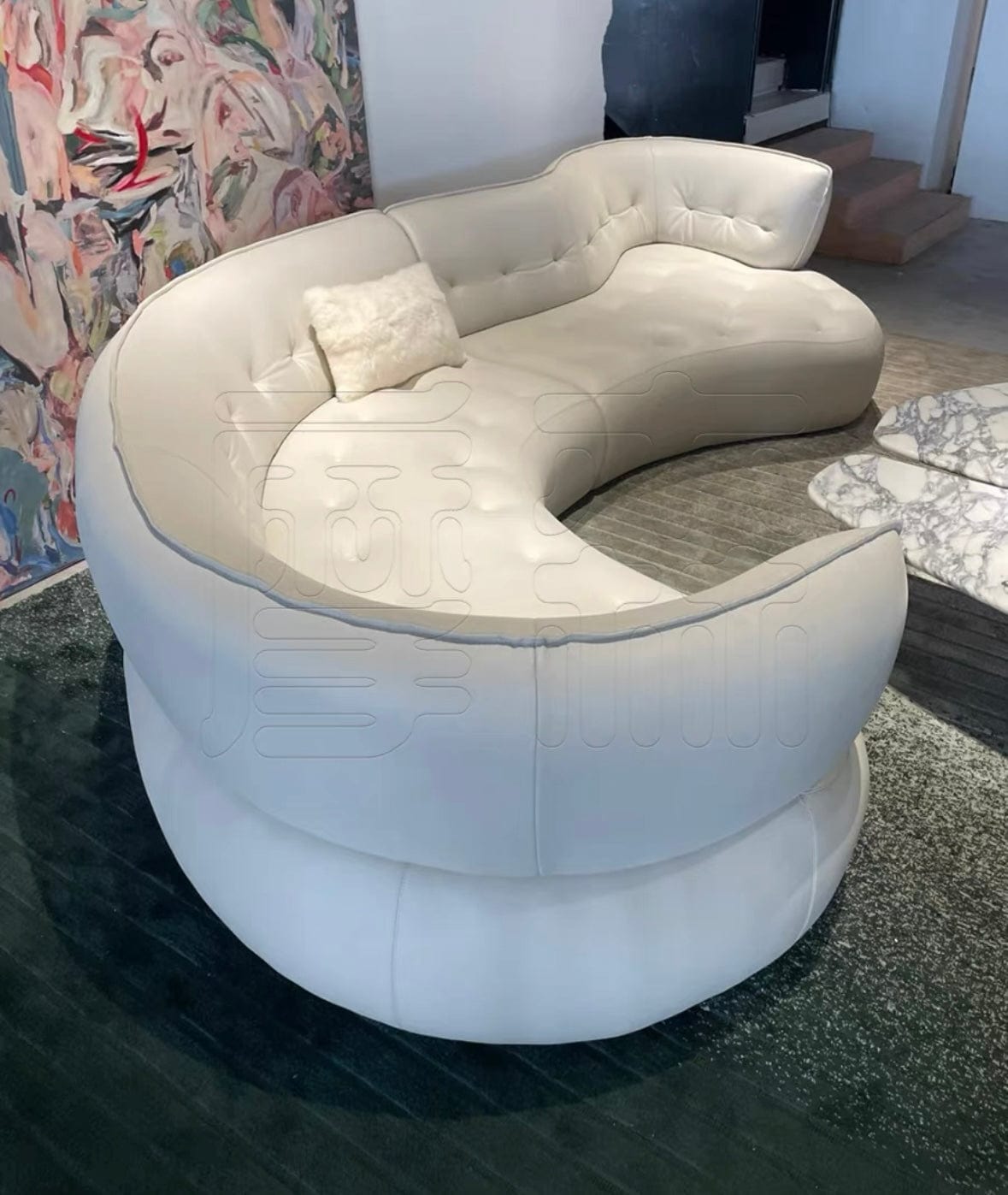 Home Atelier Dawson Performance Boucle Curve Sofa