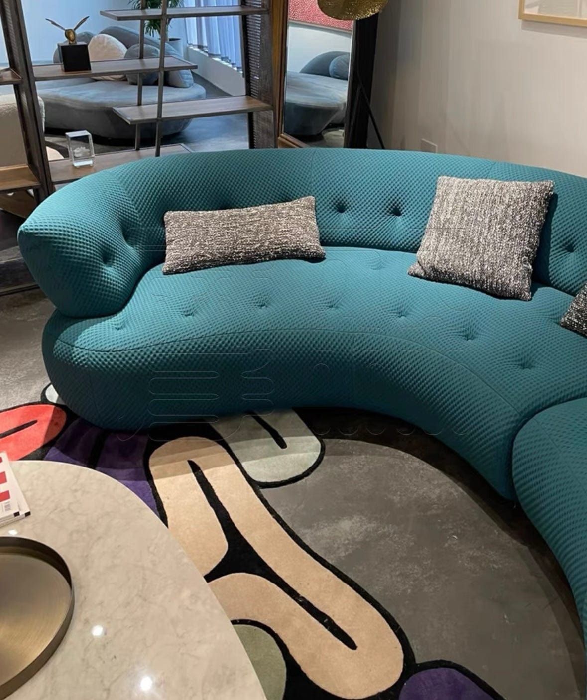 Home Atelier Dawson Performance Boucle Curve Sofa