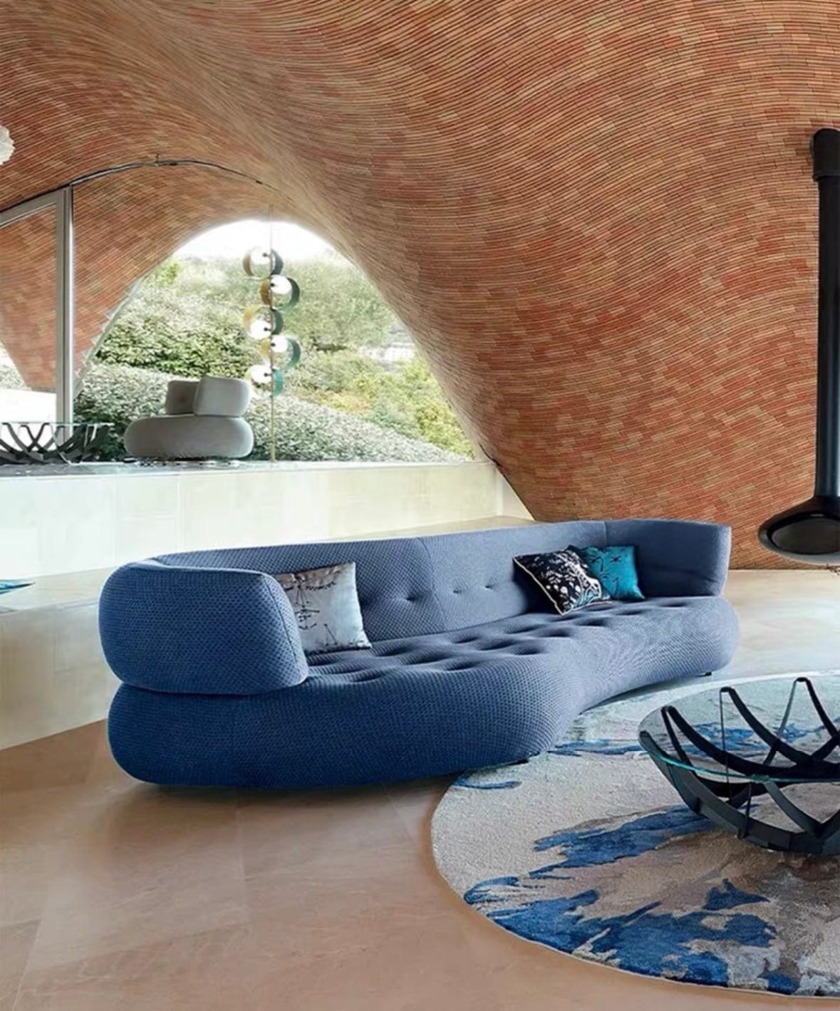 Home Atelier Dawson Performance Boucle Curve Sofa