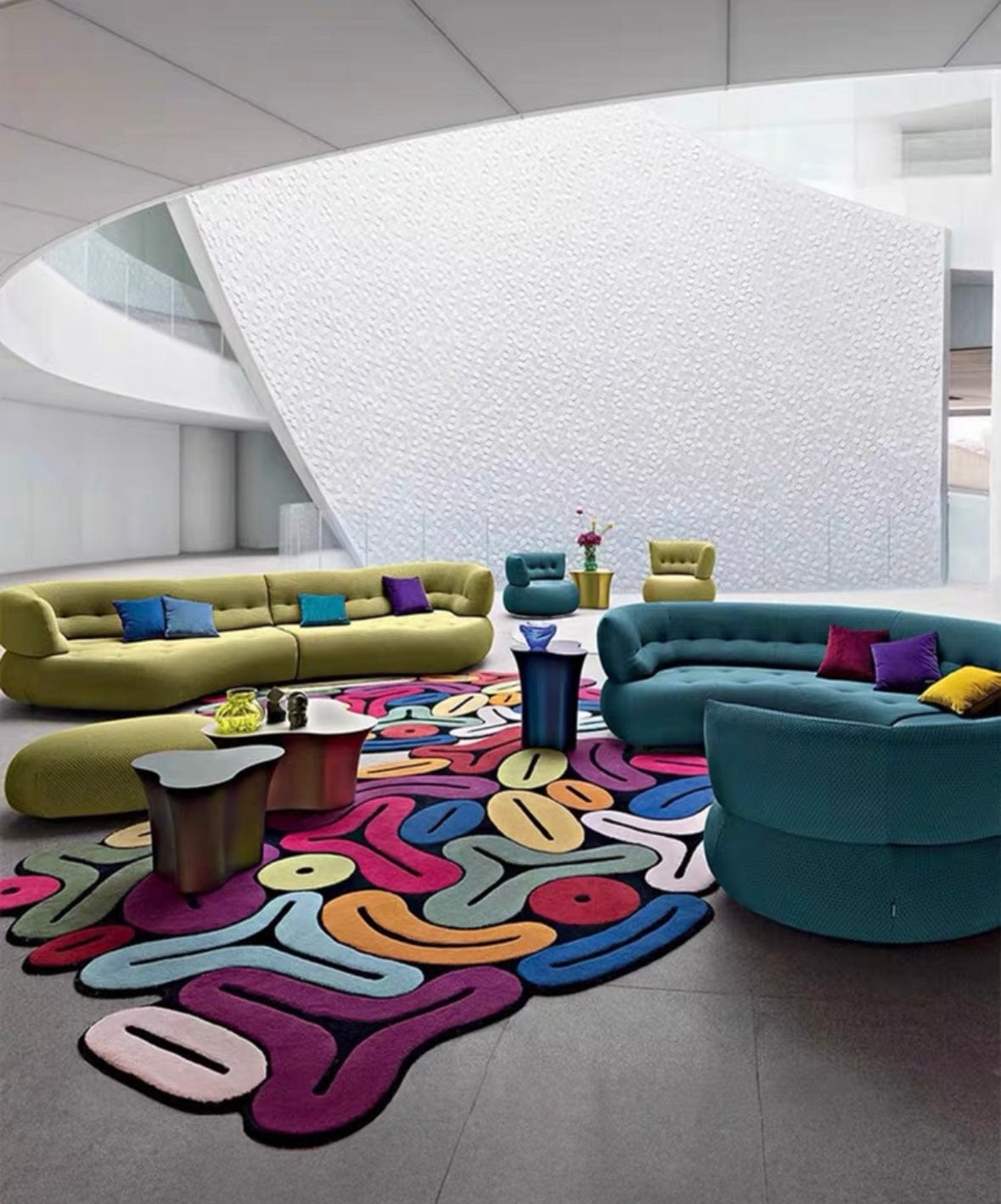 Home Atelier Dawson Performance Boucle Curve Sofa