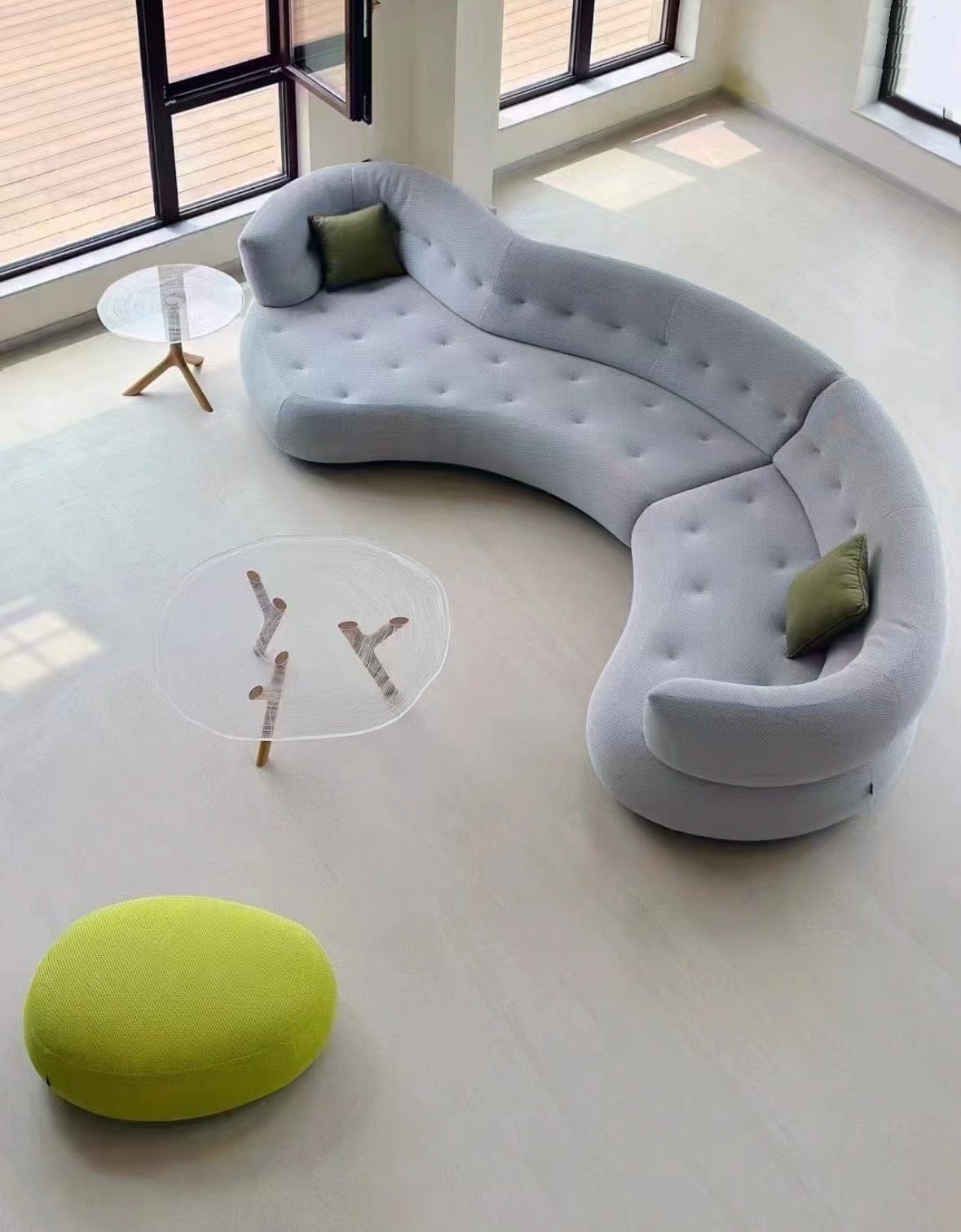 Home Atelier Dawson Scratch Resistant Designer Curve Sofa