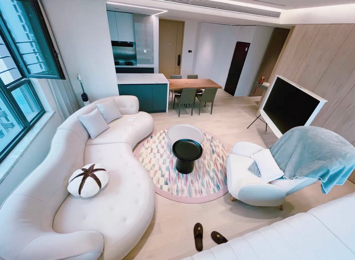 Home Atelier Dawson Scratch Resistant Designer Curve Sofa