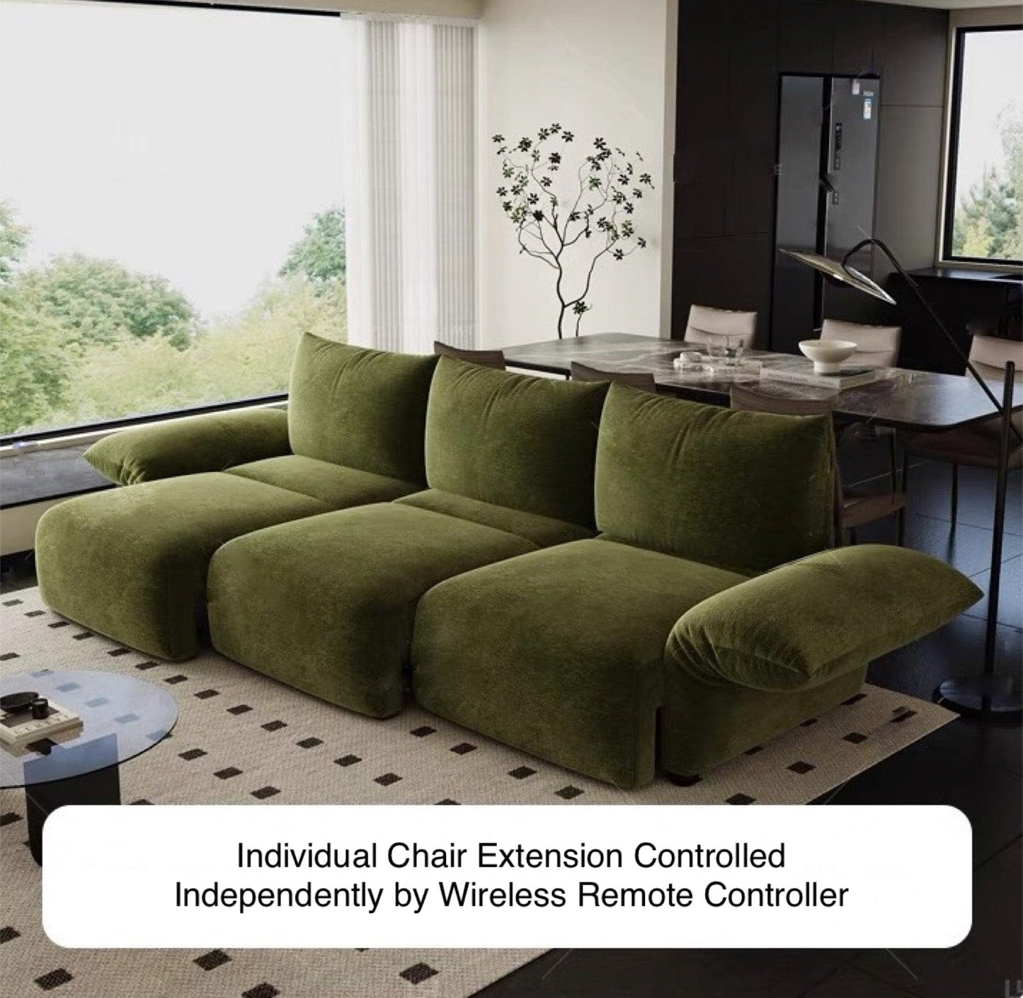 Home Atelier Denise Scratch Resistant Electric Sofa Bed