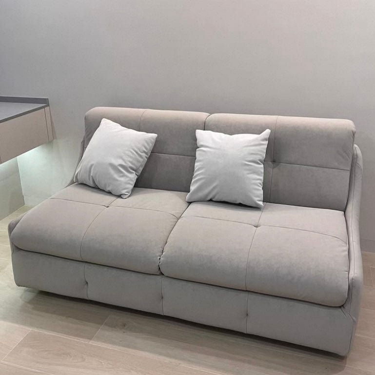 Home Atelier Denna Scratch Resistant Leather-Aire Foldable Sofa Bed with Mattress