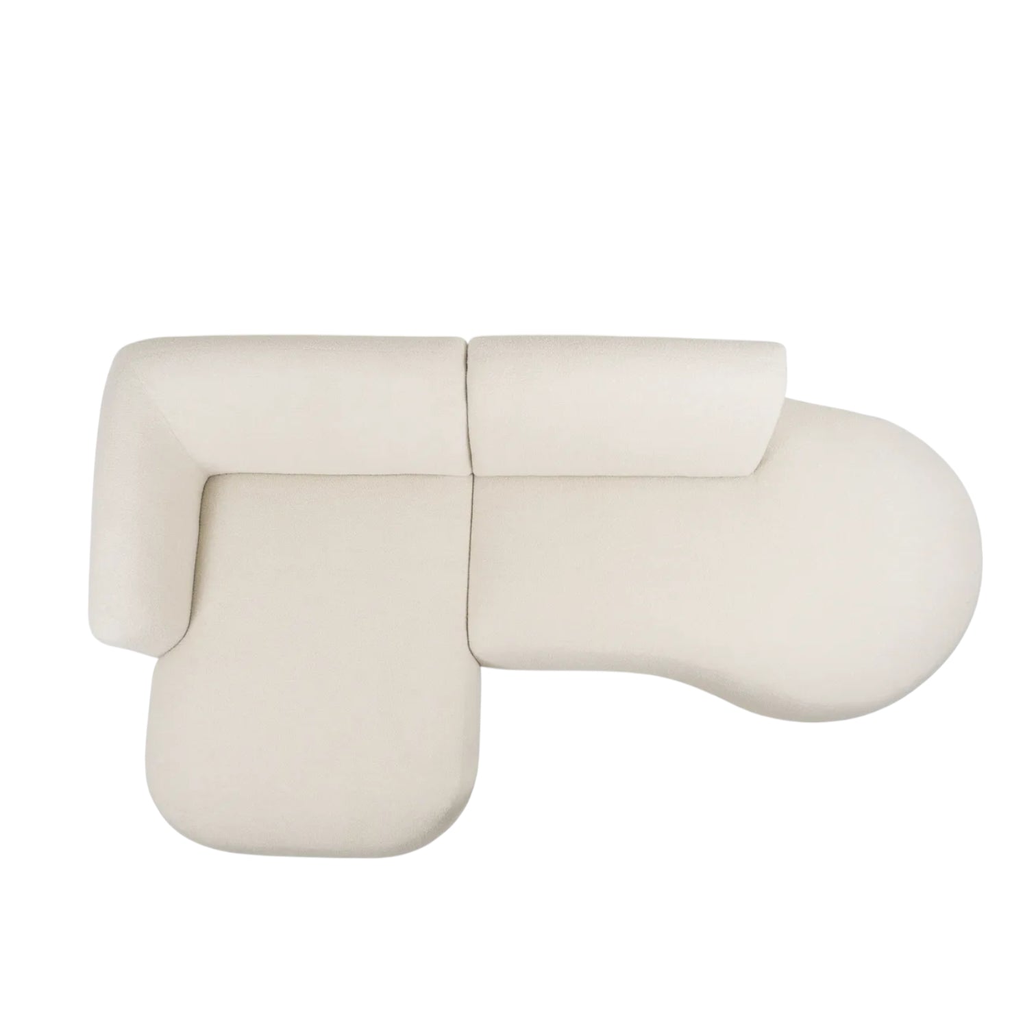 Home Atelier Desiree Scratch Resistant Sectional Curve Sofa