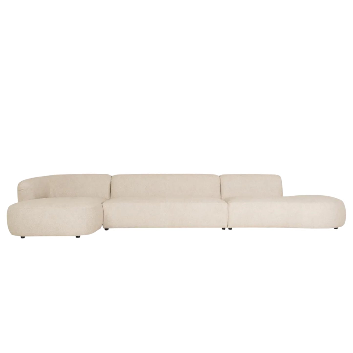 Home Atelier Desiree Scratch Resistant Sectional Curve Sofa