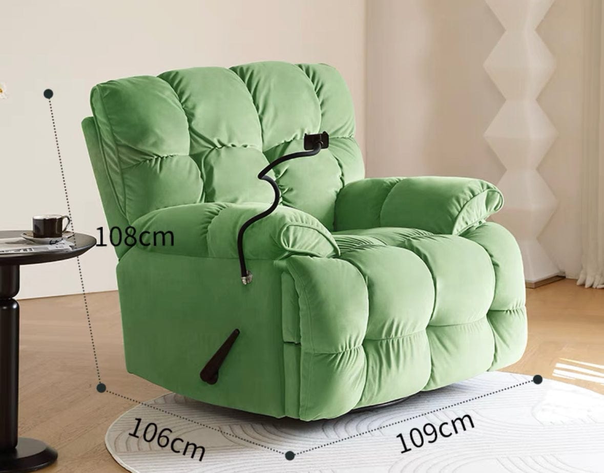 Home Atelier Dominic Swivel Recliner Sofa