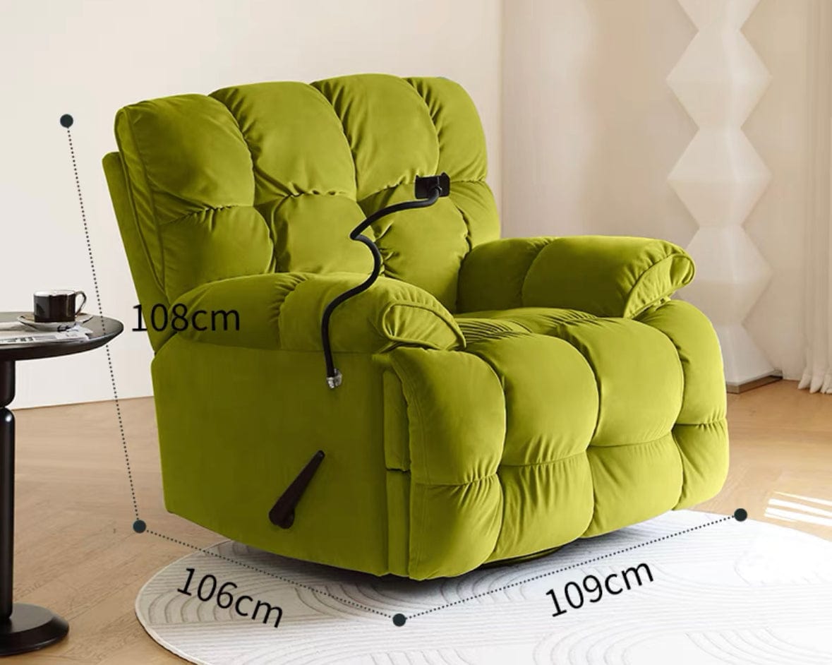 Home Atelier Dominic Swivel Recliner Sofa