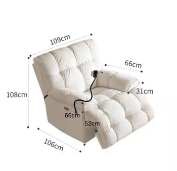 Home Atelier Dominic Swivel Recliner Sofa