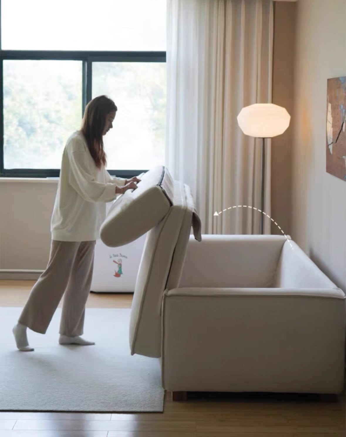 Home Atelier Donna Foldable Sofa Bed with Mattress