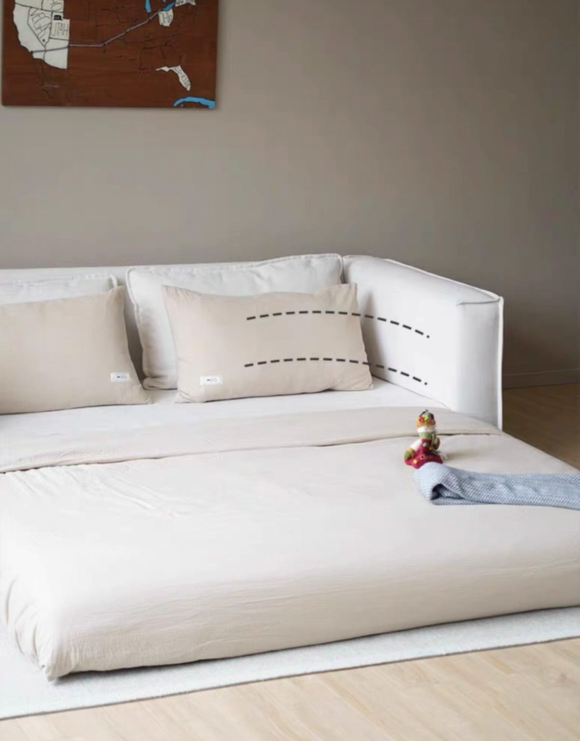 Home Atelier Donna Foldable Sofa Bed with Mattress