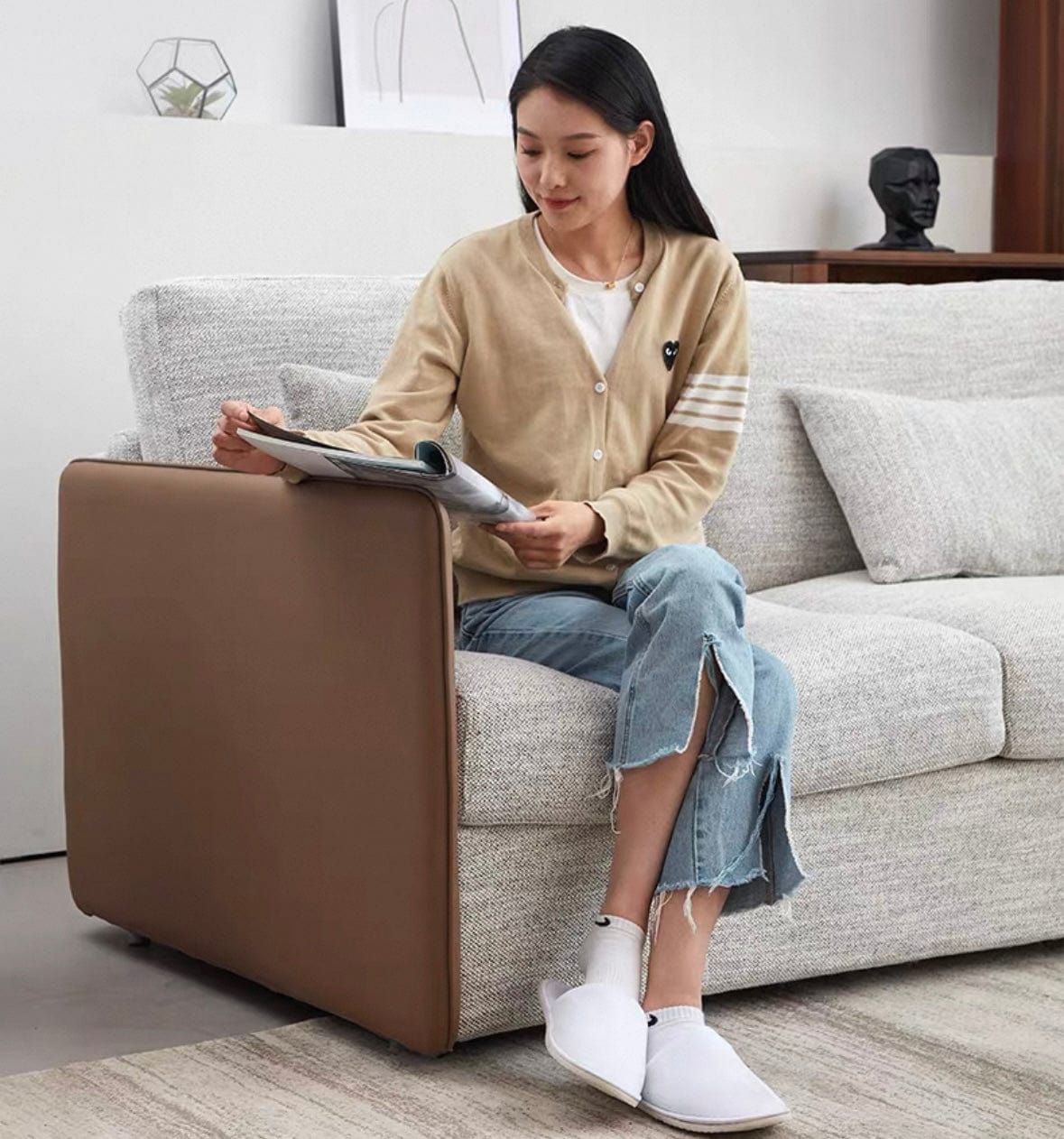 Home Atelier Dorothy Foldable Sofa Bed with Mattress