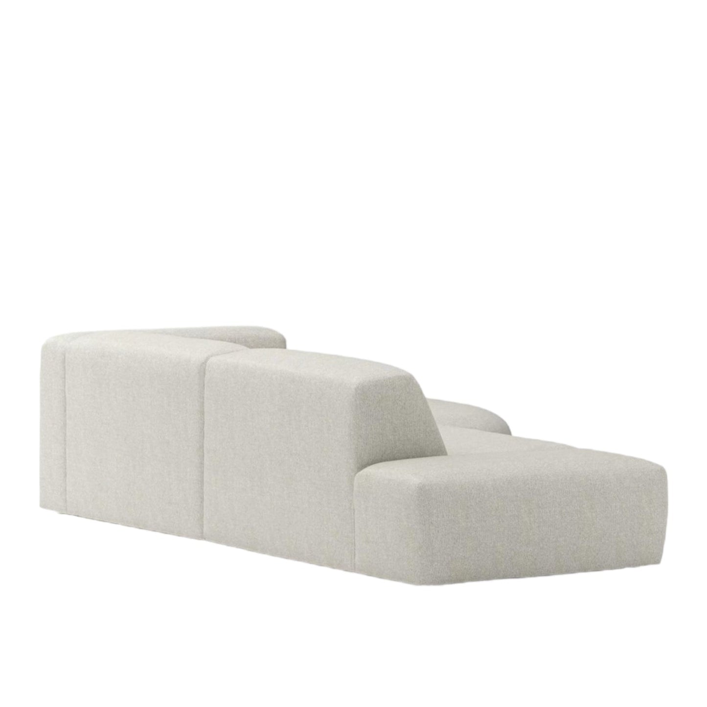 Home Atelier Drew Designer Sectional Round Chaise Sofa