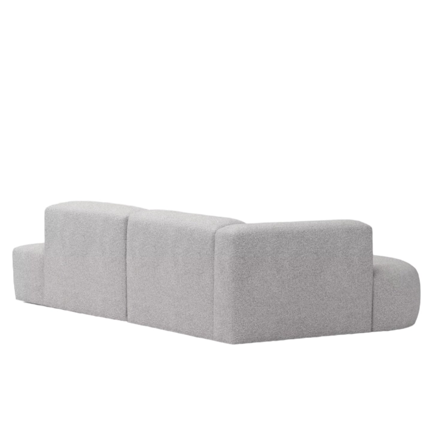 Home Atelier Drew Designer Sectional Round Chaise Sofa