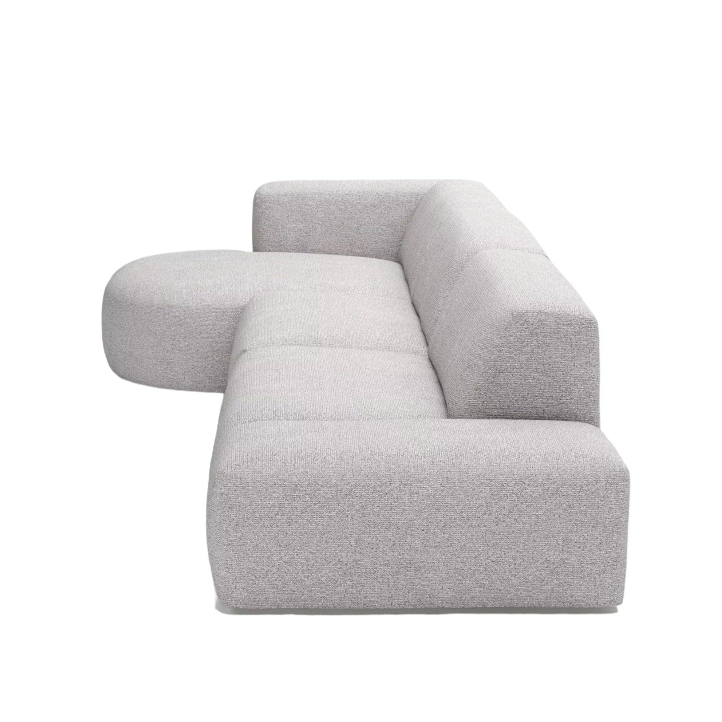 Home Atelier Drew Designer Sectional Round Chaise Sofa