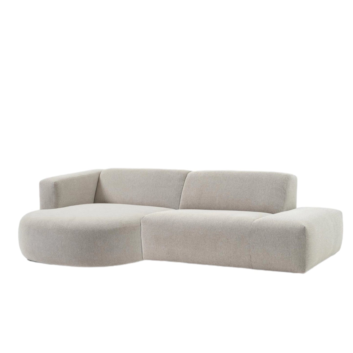 Home Atelier Drew Designer Sectional Round Chaise Sofa
