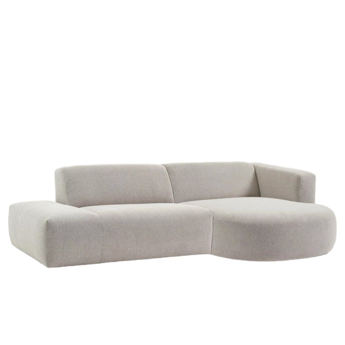 Home Atelier Drew Designer Sectional Round Chaise Sofa