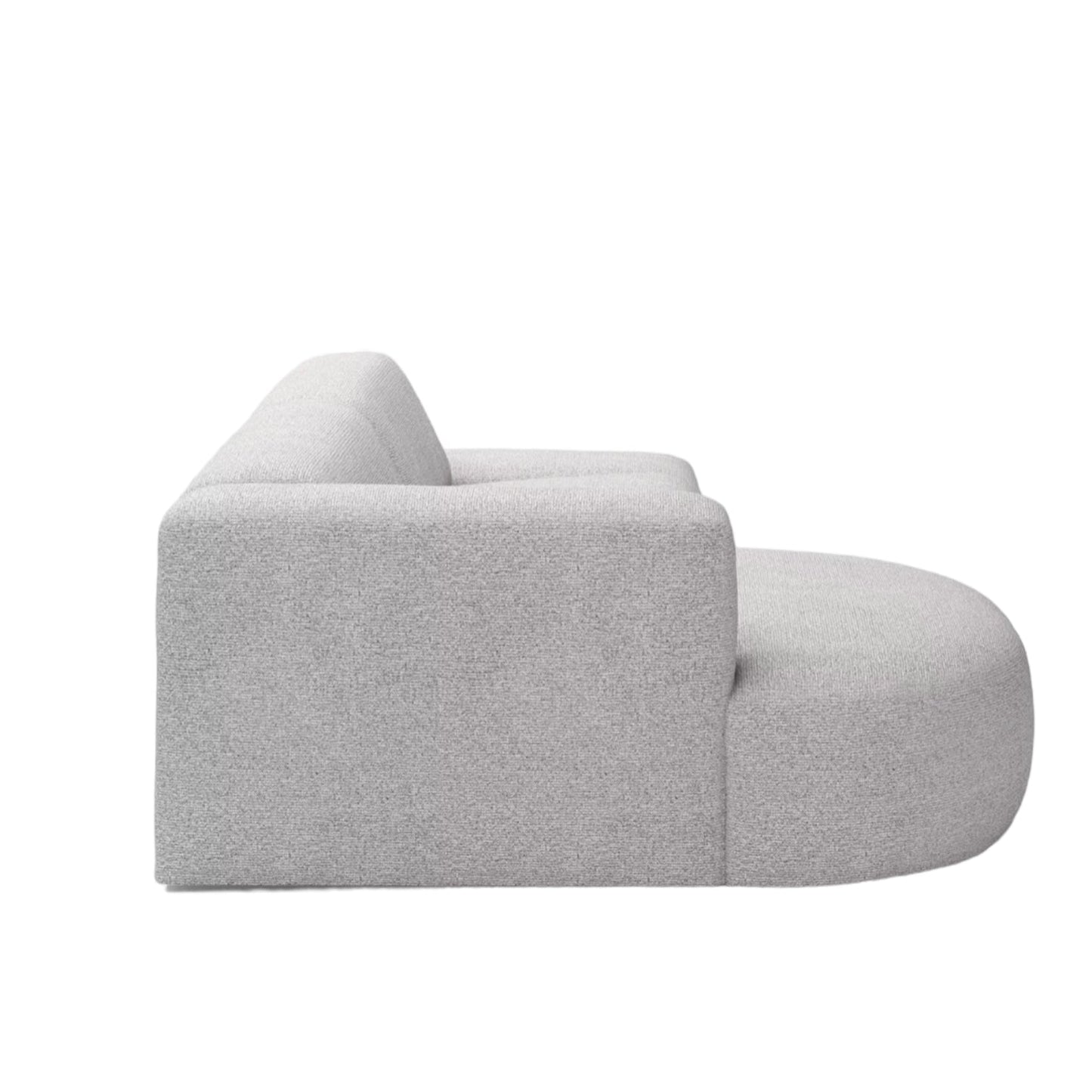Home Atelier Drew Designer Sectional Round Chaise Sofa