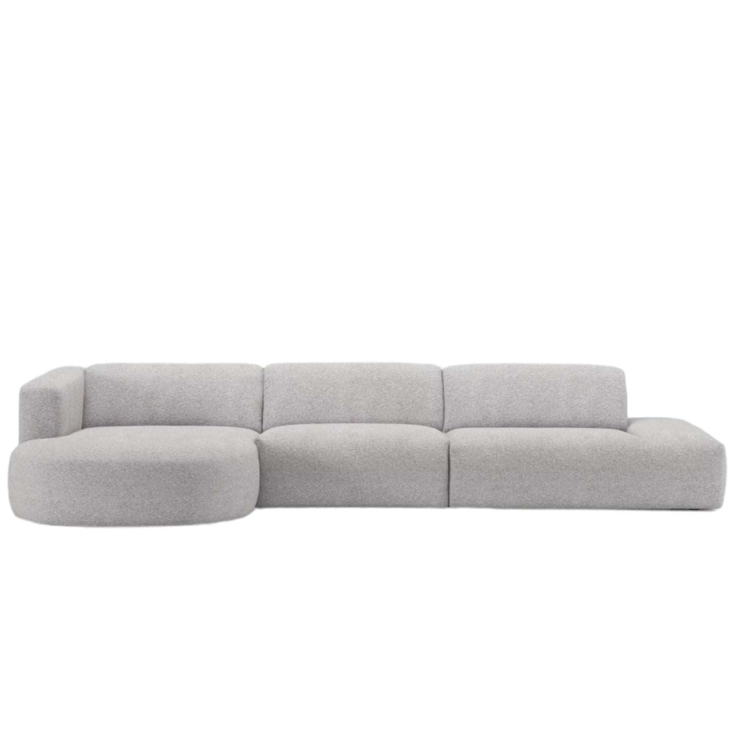 Home Atelier Drew Designer Sectional Round Chaise Sofa