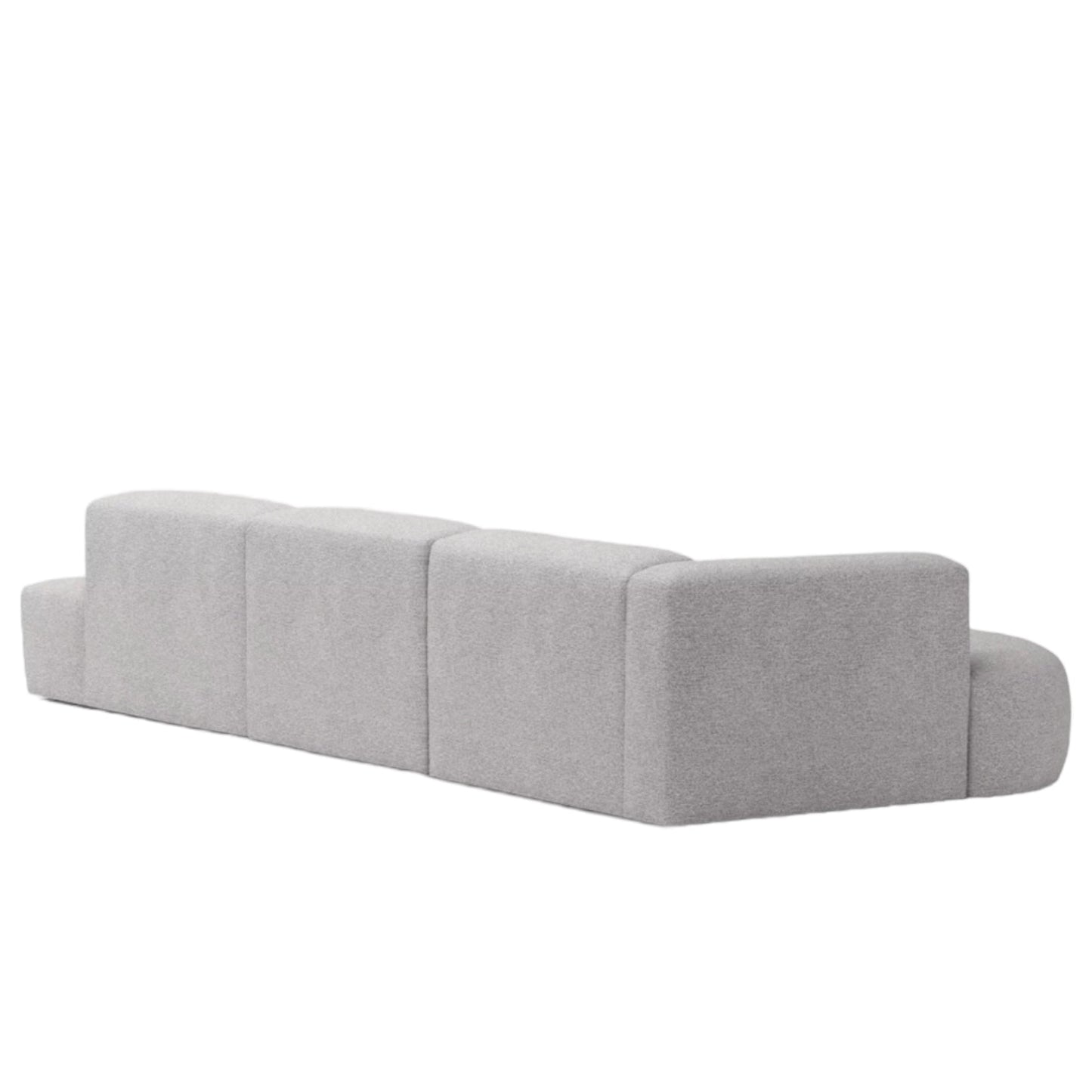Home Atelier Drew Designer Sectional Round Chaise Sofa