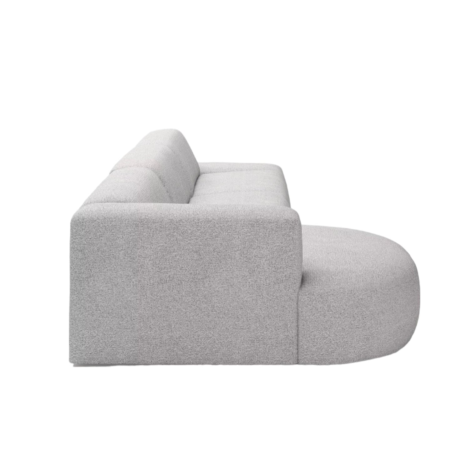 Home Atelier Drew Designer Sectional Round Chaise Sofa