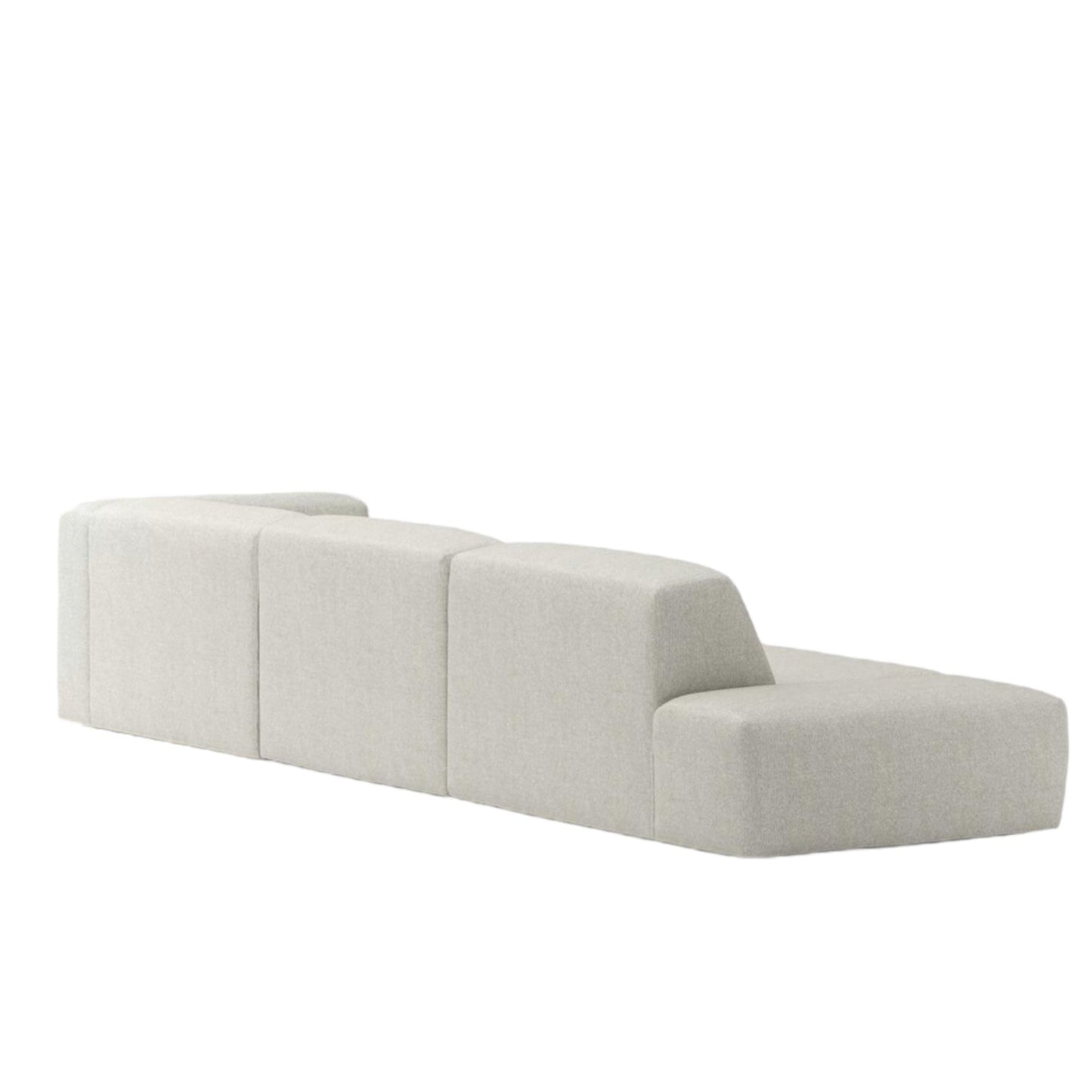 Home Atelier Drew Designer Sectional Round Chaise Sofa