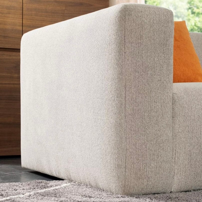 Home Atelier Drew Designer Sectional Round Chaise Sofa