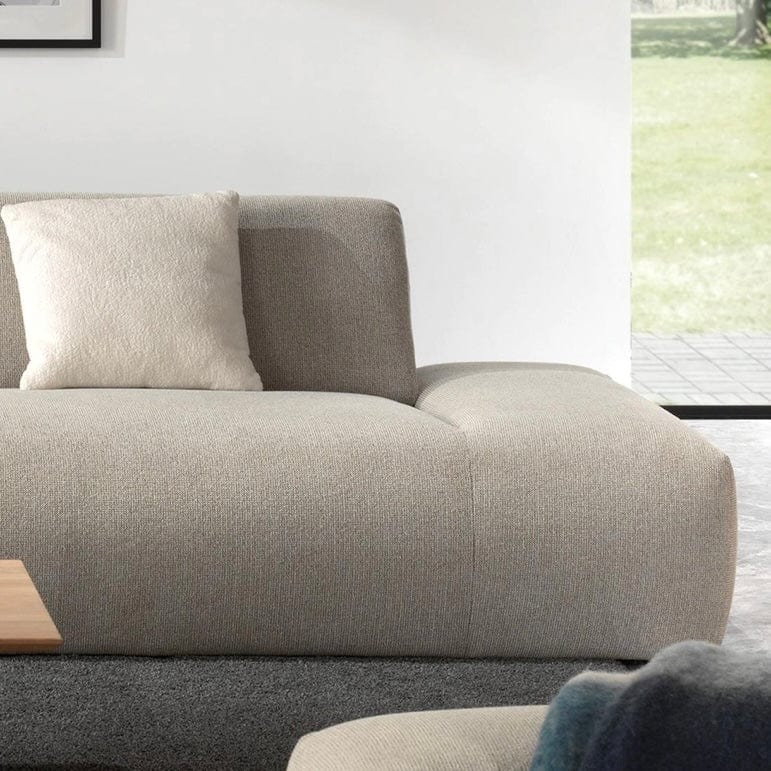 Home Atelier Drew Designer Sectional Round Chaise Sofa