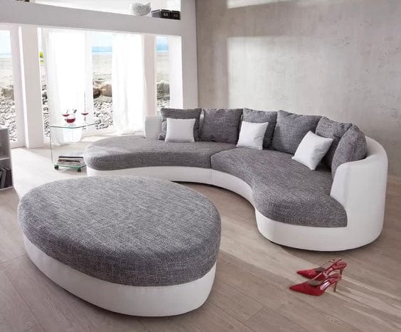Home Atelier Dulcas Sectional Curve Sofa
