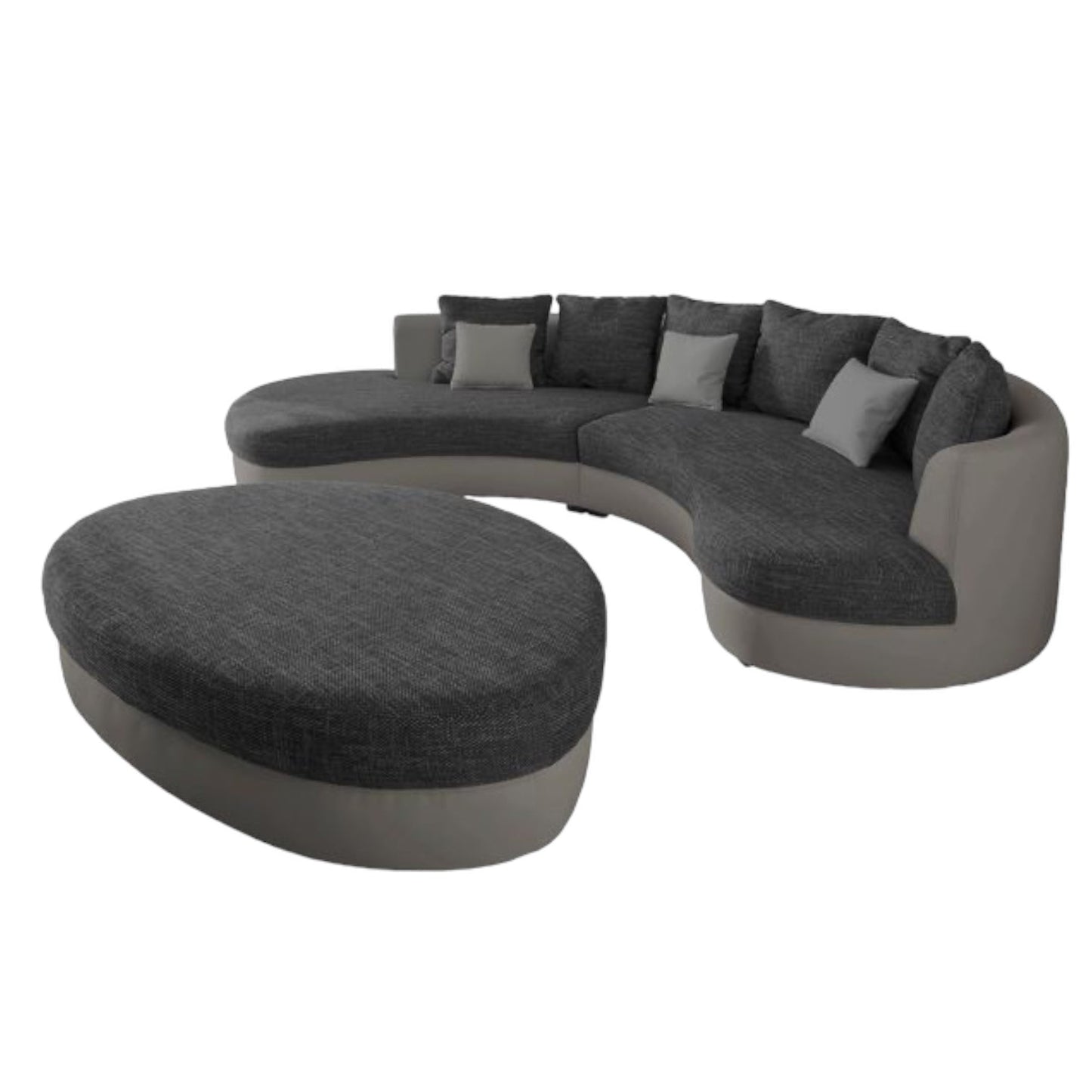 Home Atelier Dulcas Sectional Curve Sofa