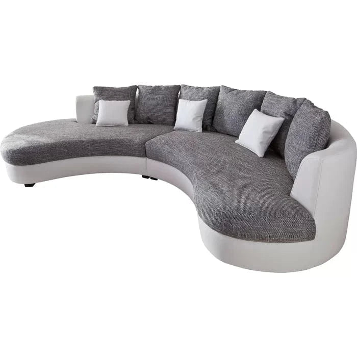 Home Atelier Dulcas Sectional Curve Sofa