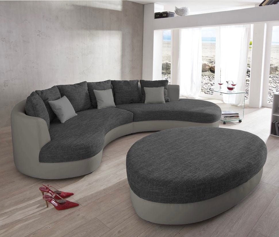 Home Atelier Dulcas Sectional Curve Sofa