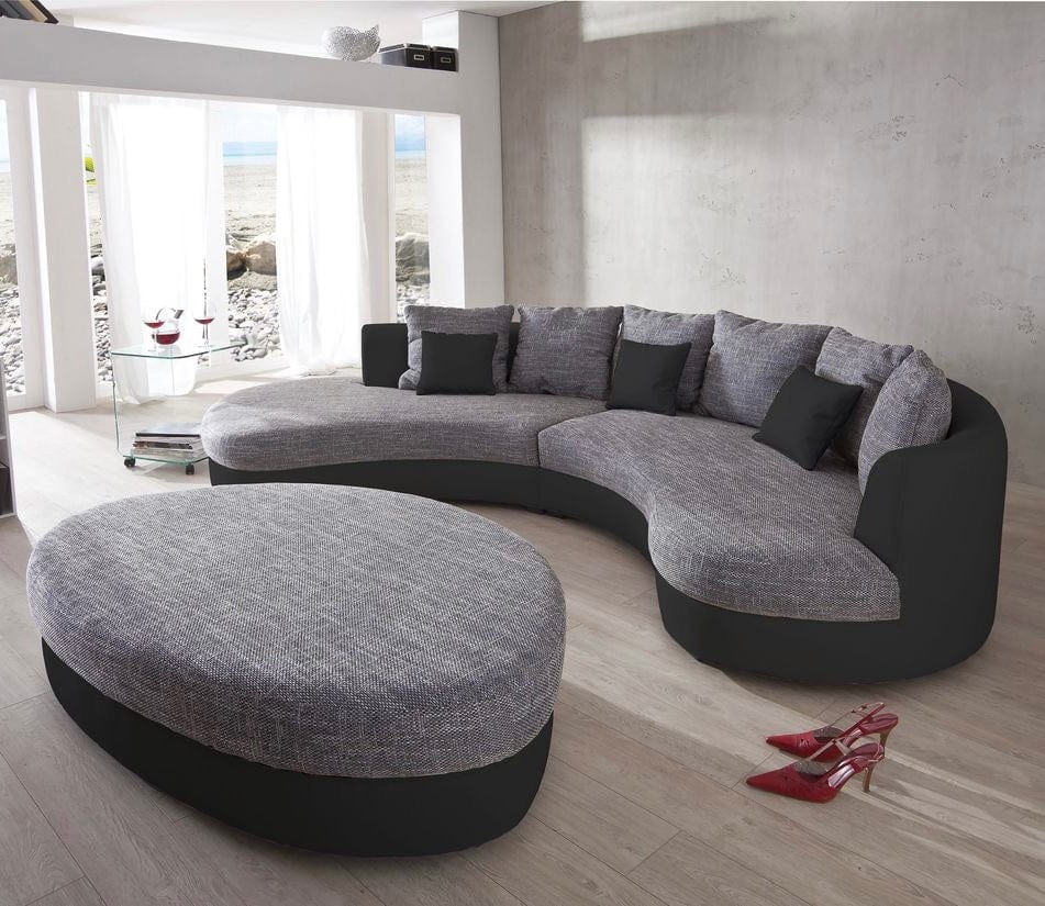 Home Atelier Dulcas Sectional Curve Sofa