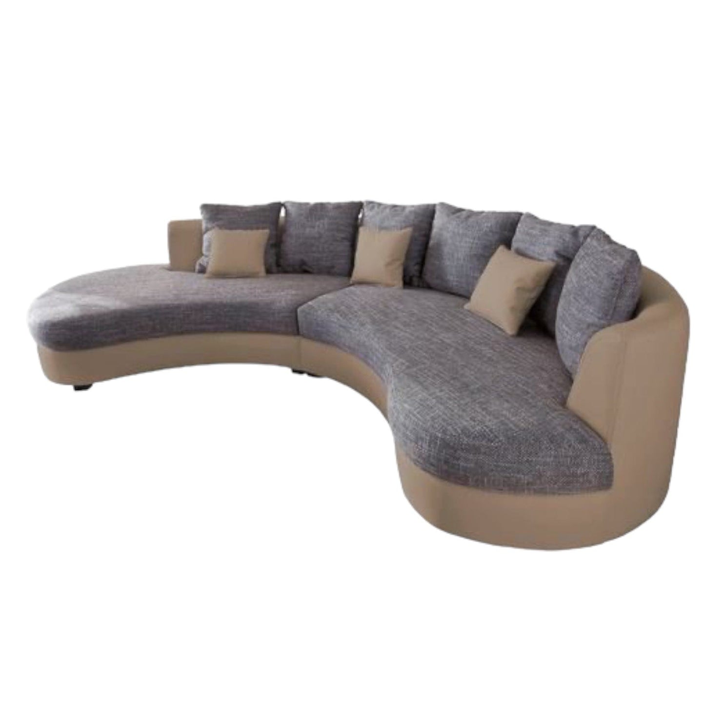 Home Atelier Dulcas Sectional Curve Sofa