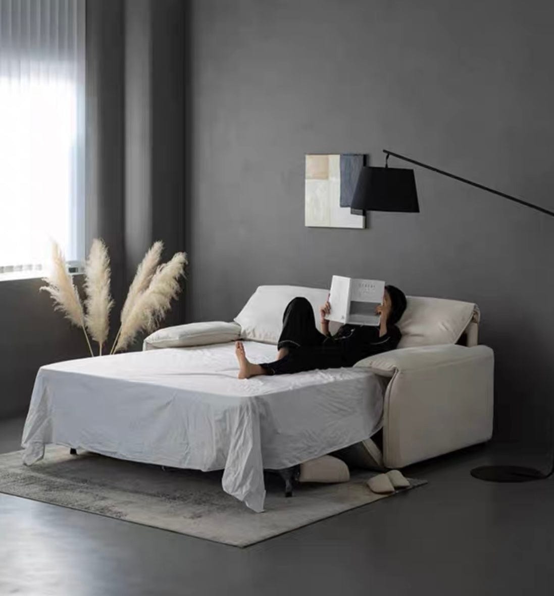 Home Atelier Earl Foldable Sofa Bed with Mattress